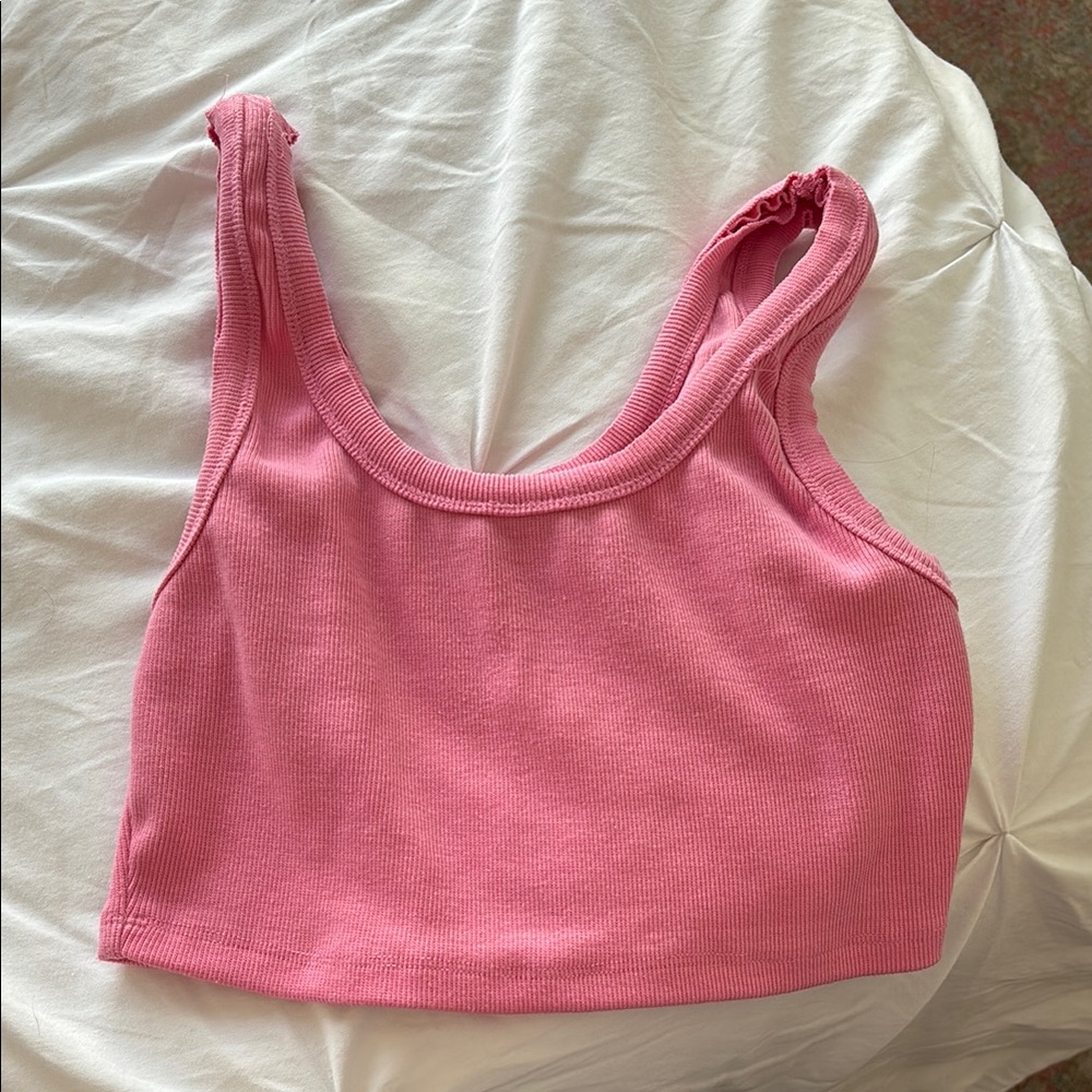Pink Women's Crop Top